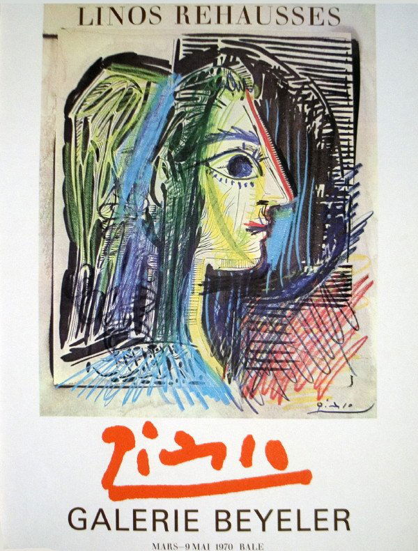 1970 Picasso Linos Rehausses Serigraph: Reference #: ULXX8979 Artist Last Name: Picasso Artist First Name: Pablo Title: Linos Rehausses Medium: Serigraph Paper Height: 36.25 inches Paper Size Width: 25 inches Image Height: 23.5 inches Image