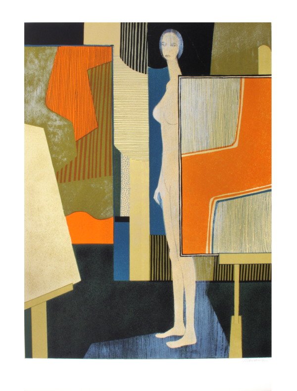 Signed Minaux Nude Standing Mourlot Lithograph: Reference #: ULXX7845-B Artist Last Name: Minaux Artist First Name: Andre Title: Nude Standing Medium: Lithograph Paper Height: 26.25 inches Paper Size Width: 20 inches