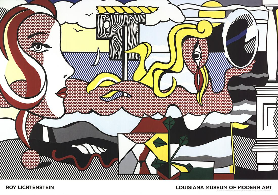 Roy Lichtenstein - Figures in Landscape - 2016 Offset (1 of 2)