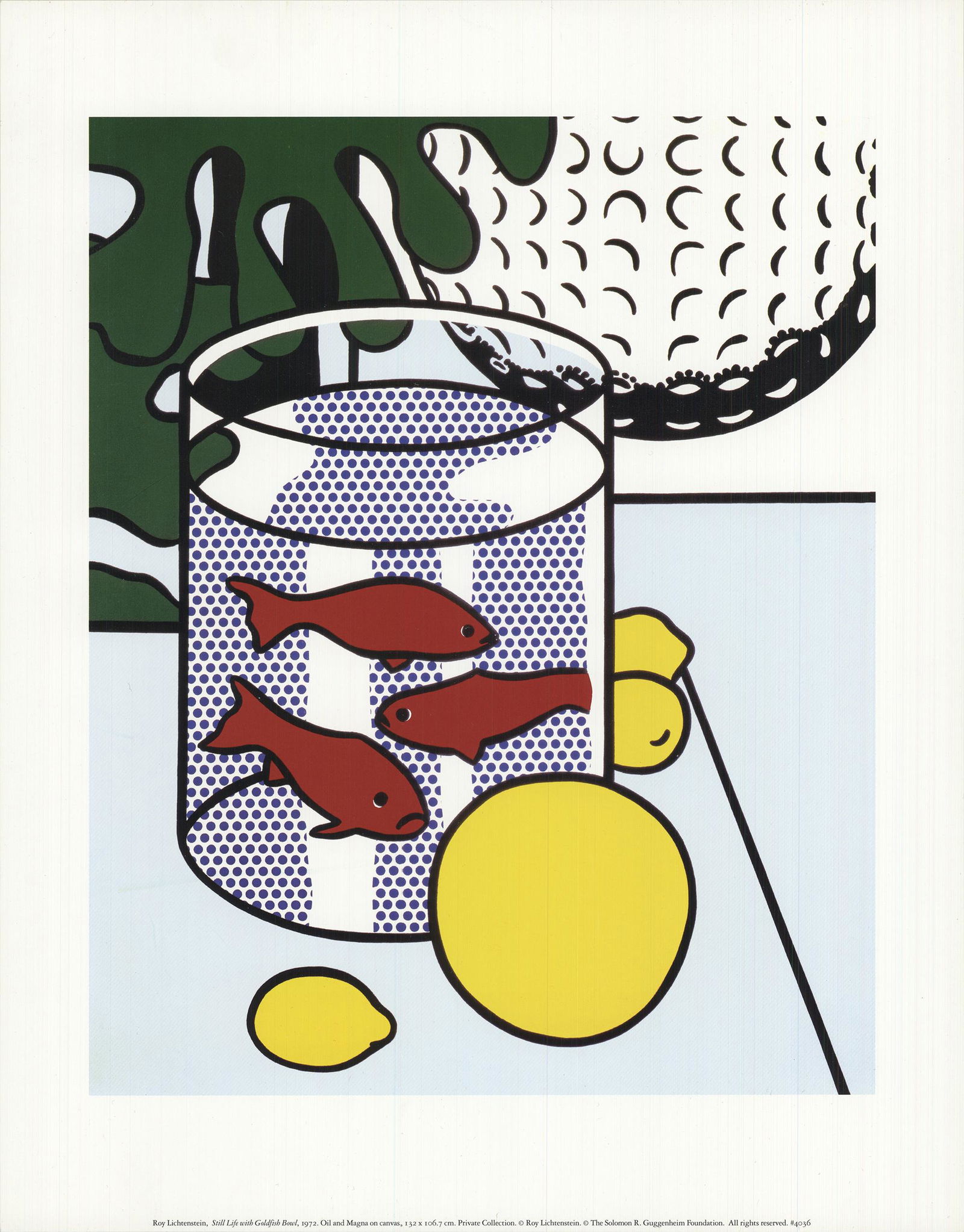 Roy Lichtenstein - Still Life with Goldfish Bowl - 1974 (1 of 1)