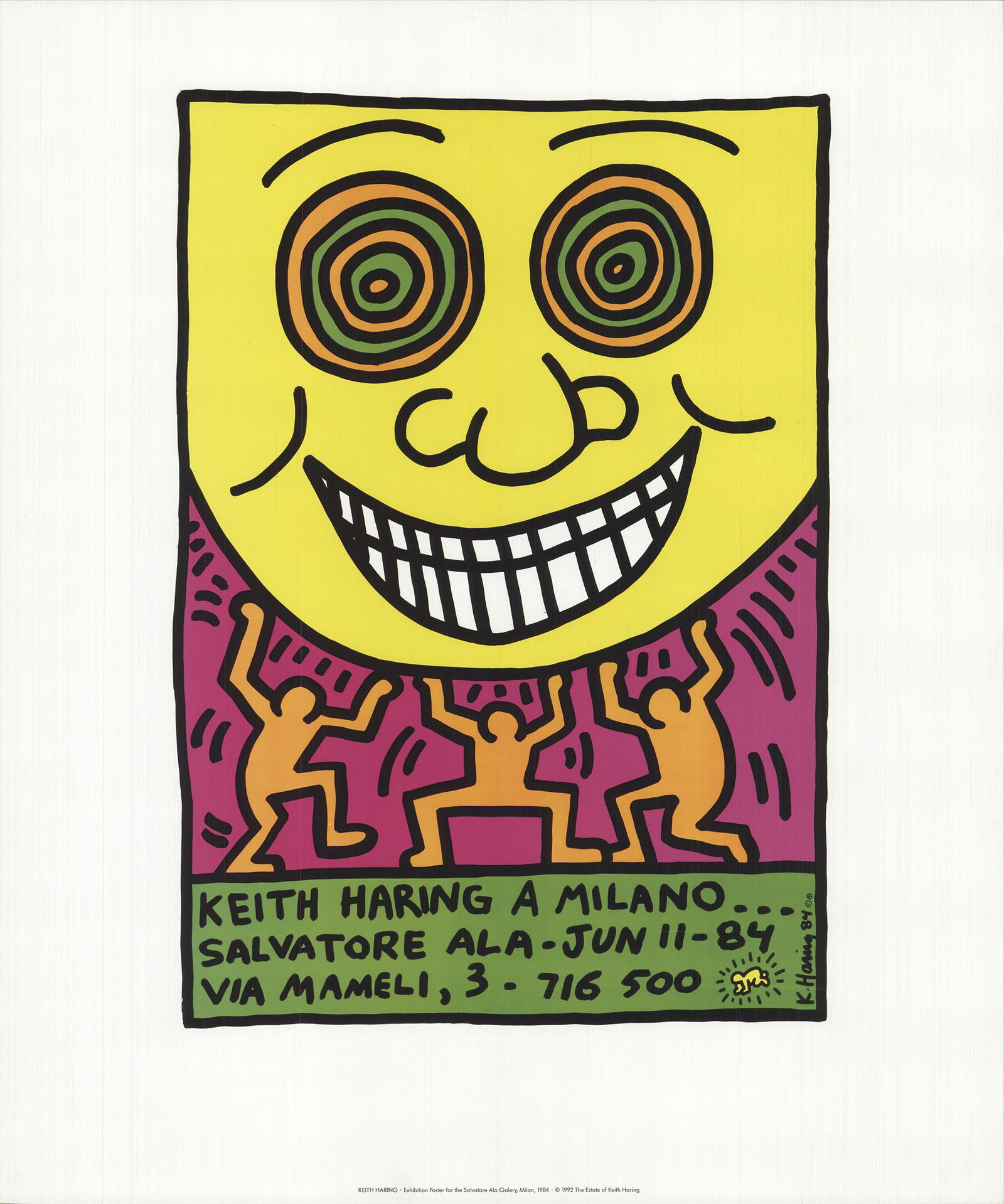 Keith Haring - Untitled- Salvatore Ala Galery - 1992 (1 of 1)