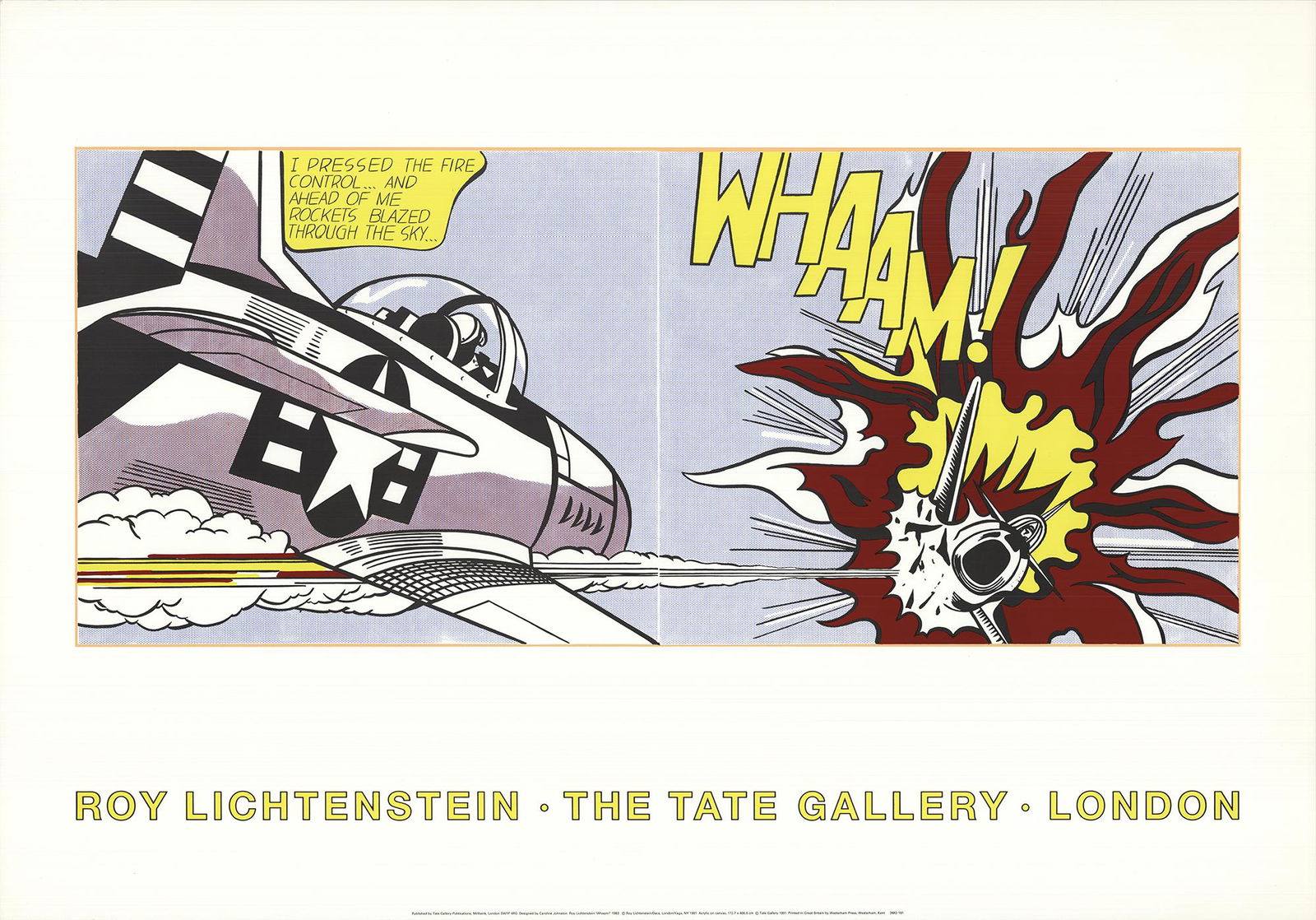 Roy Lichtenstein - Whaam! - 1991 Offset Lithograph (1 of 1)