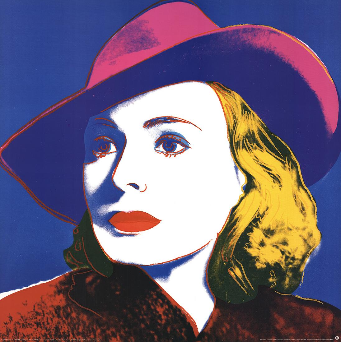 Andy Warhol - Ingrid with Hat (Lg) - 1990 Offset (1 of 2)