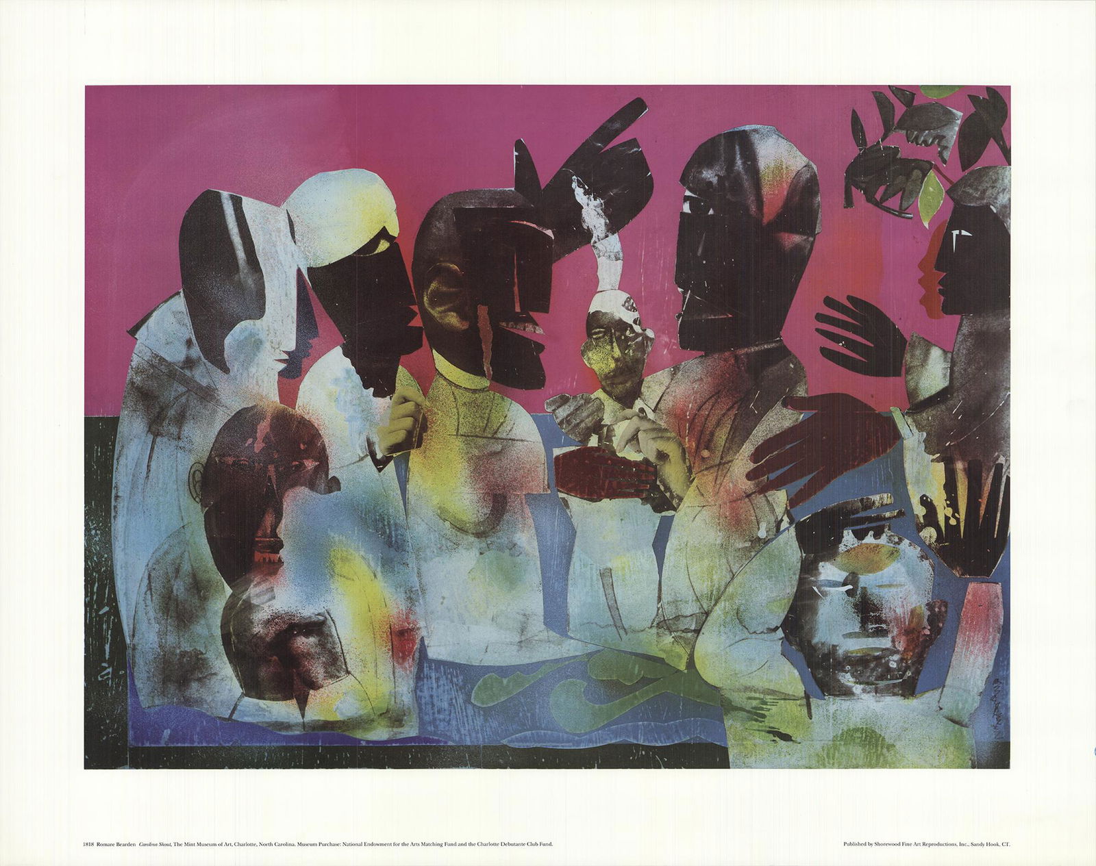Romare Bearden - Carolina Shout - Offset Lithograph (1 of 1)