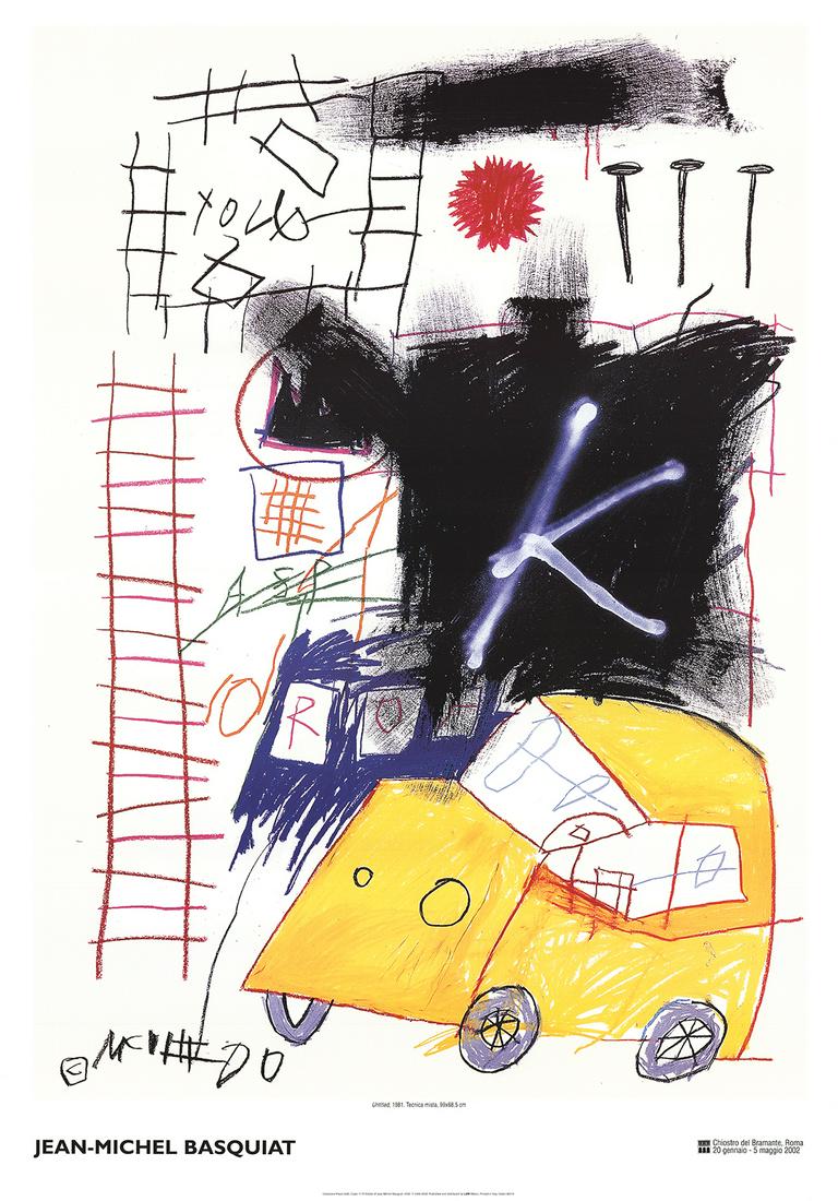 Jean-Michel Basquiat - City Taxi - 2002 Offset (1 of 1)