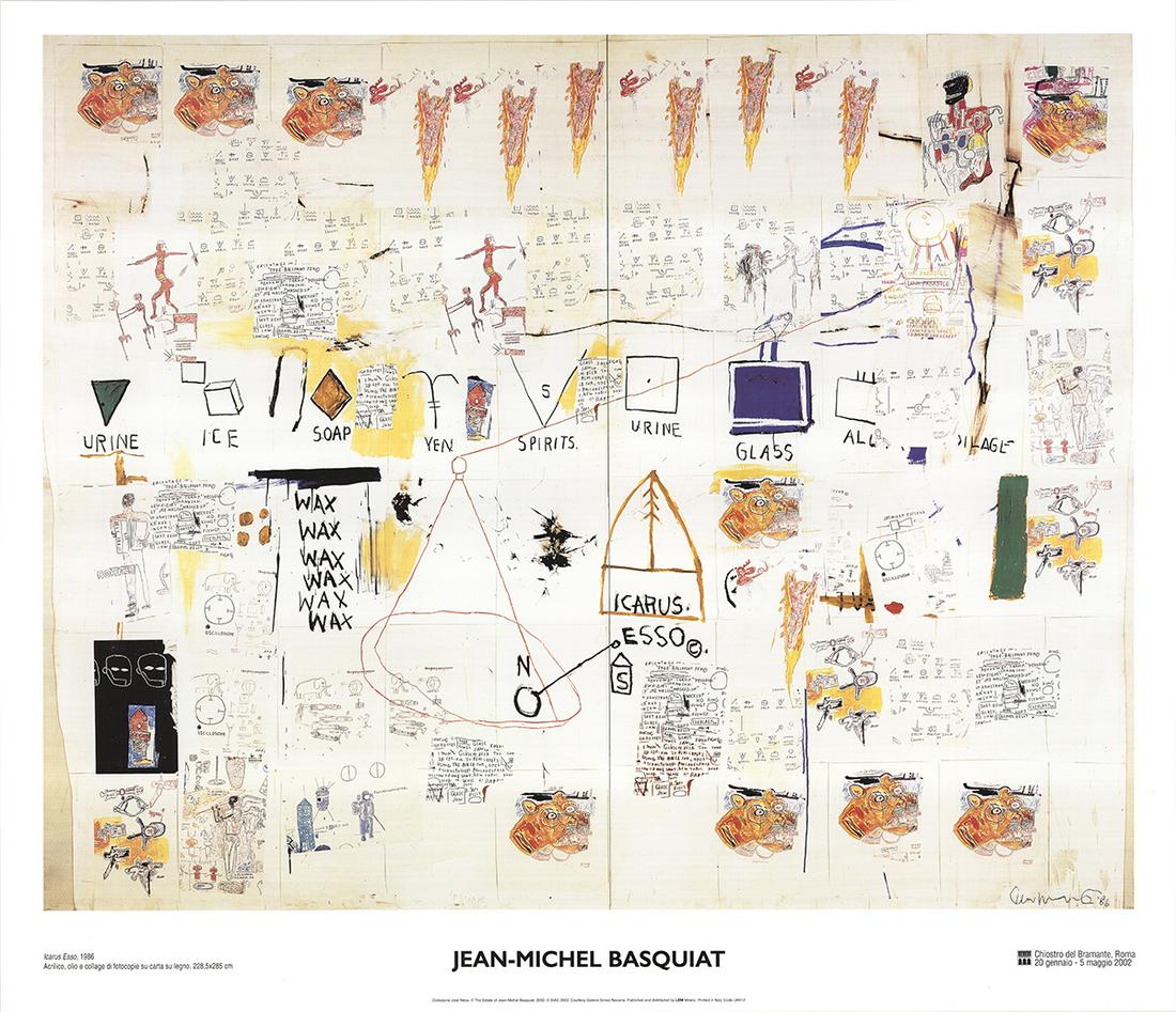 Jean-Michel Basquiat - Icarus Esso - 2002 Offset (1 of 1)