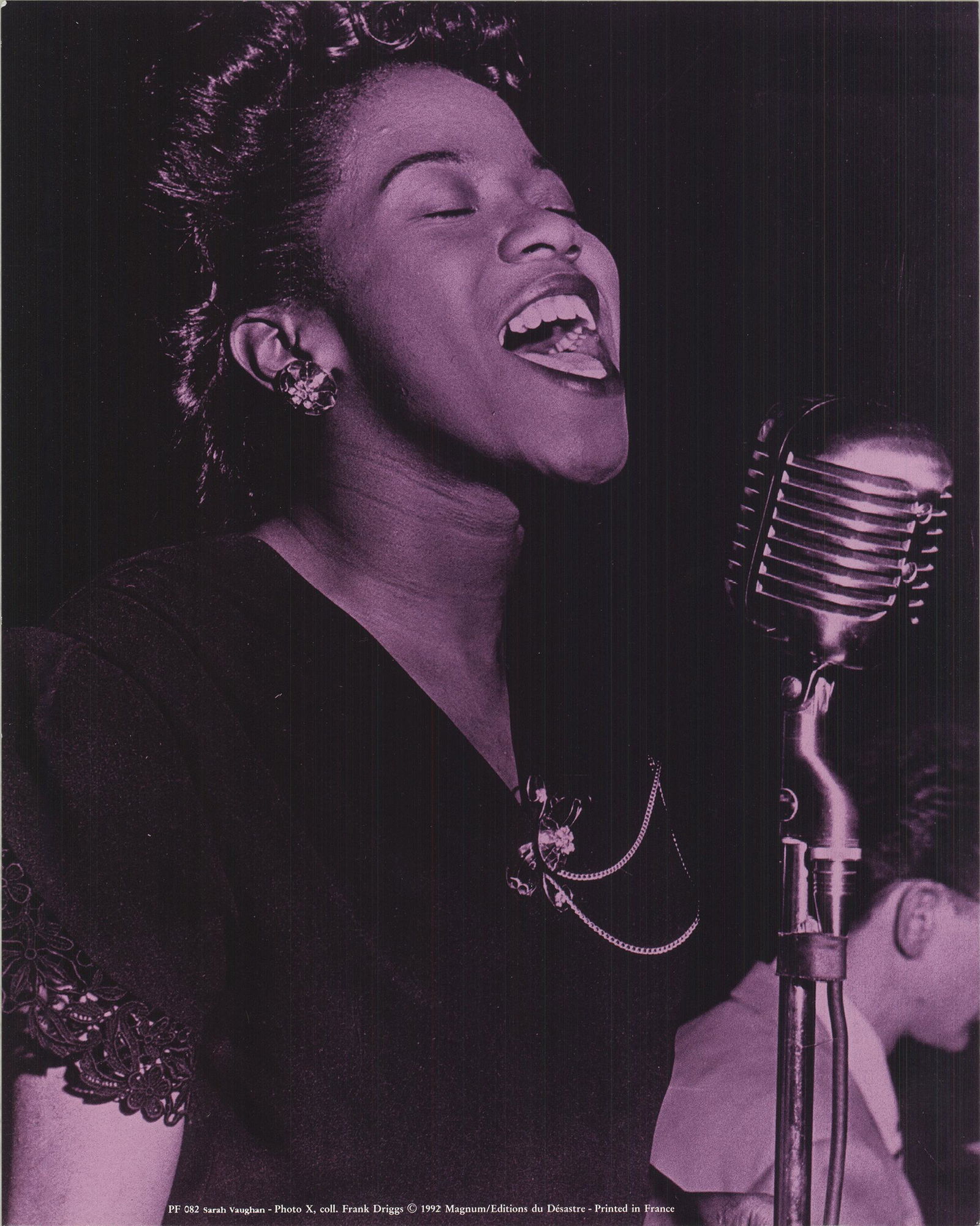 Sarah Vaughan - 1992 Offset Lithograph 12" x 9.5" (1 of 1)