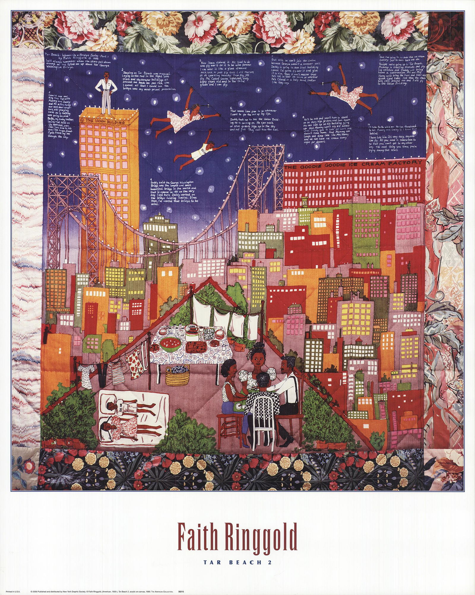 Faith Ringgold - Tar Beach 2 - 2006 Offset Lithograph (1 of 1)