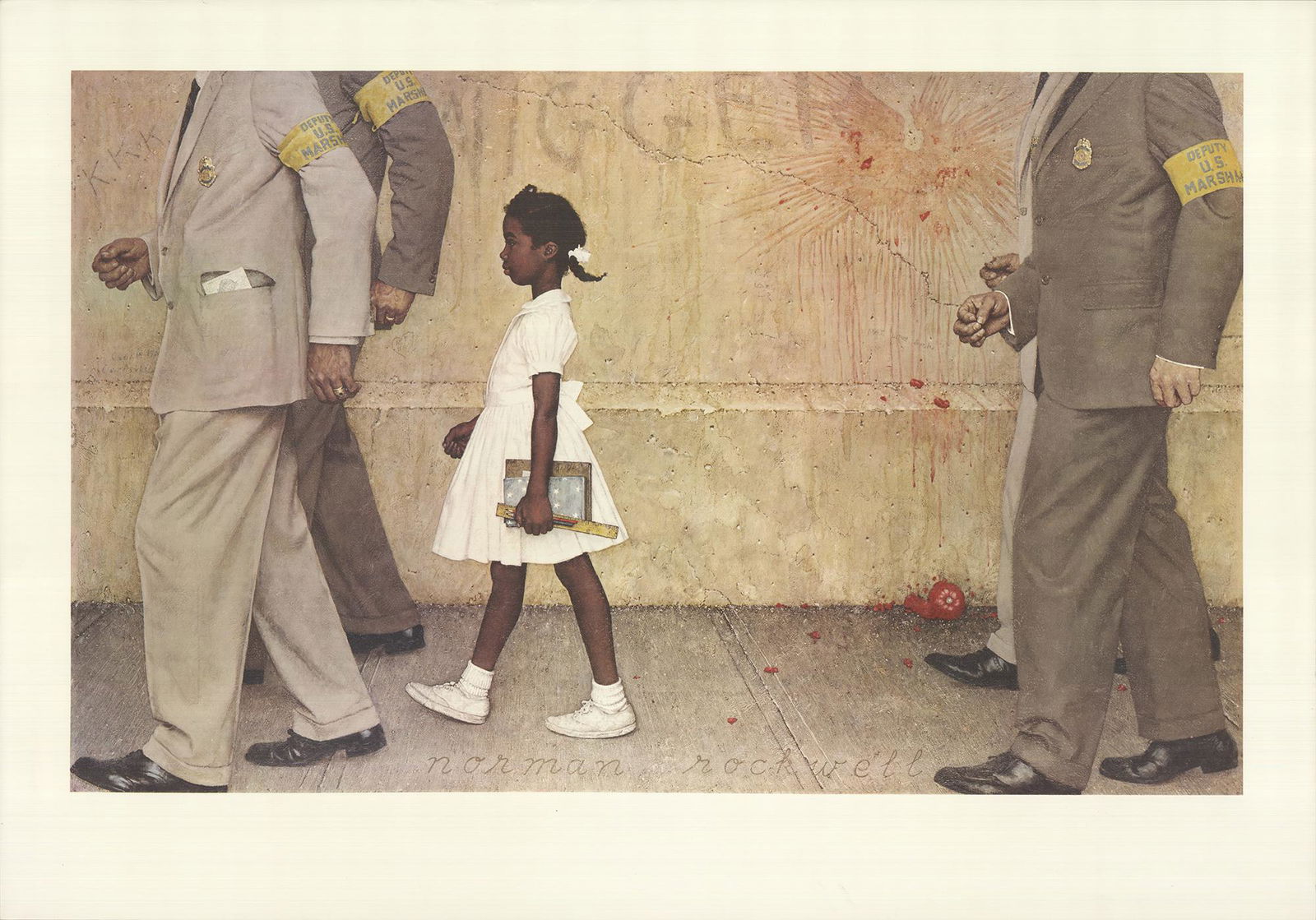 Norman Rockwell - The Problems we all Live With (Large) (1 of 1)