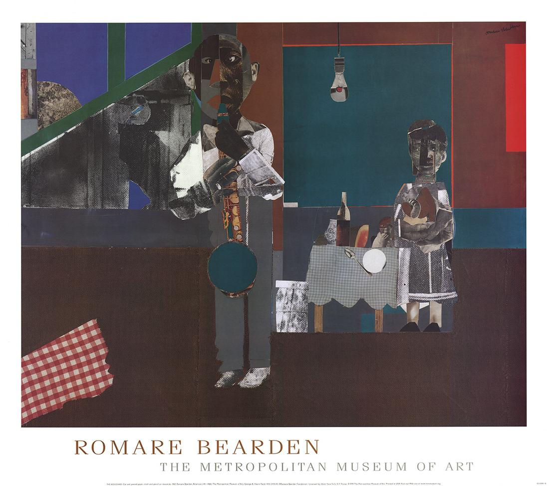 Romare Bearden - The Woodshed - 1981 Offset Lithograph (1 of 1)