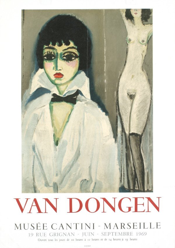 1969 van Dongen Musee Cantini Mourlot Litho: Reference #: ULEF5052 Artist Name: van Dongen, Kees Title: Musee Cantini Medium: Lithograph Edition Size: Unknown Year: 1969 Paper Height: 27.25 inches Paper Size Width: 19.25 inches Image Height: 20 