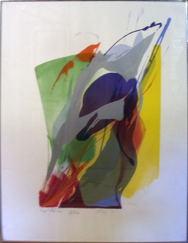 Signed 1971 Jenkins Homage to Martha Graham: Reference #: ULXX1328-B Artist Name: Jenkins, Paul Title: Homage to Martha Graham Medium: Lithograph Edition Size: AP Year: 1971 Paper Height: 45 inches Paper Size Width: 35 inches Image Height: 38 in