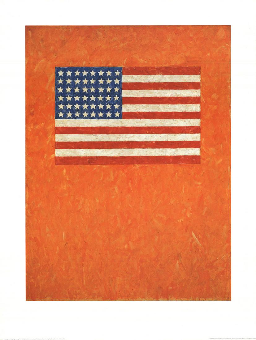 Jasper Johns - Flag on Orange Field - 1997 Offset (1 of 1)