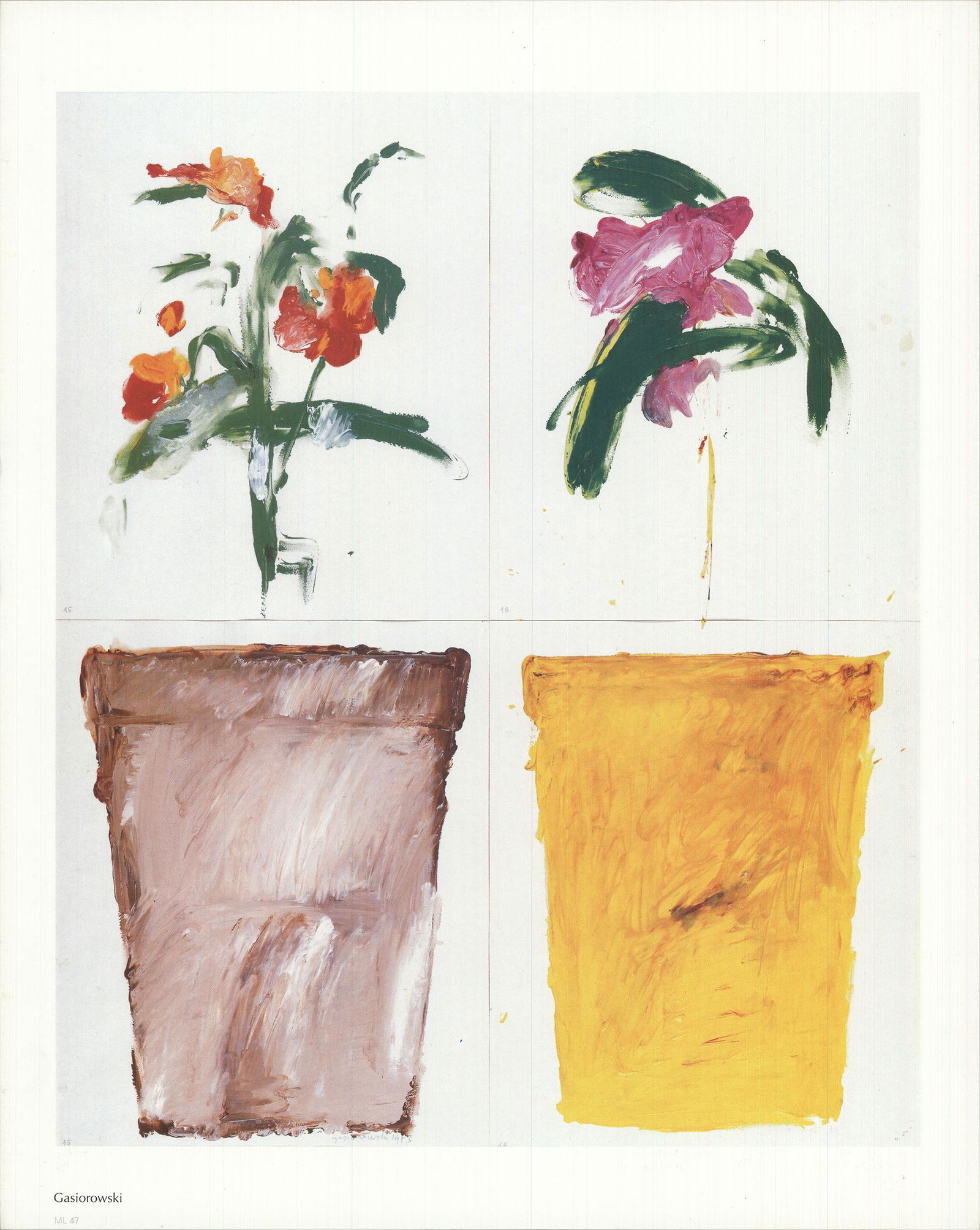 Gerald Gasiorowski - The Flowers II - 1992 Offset (1 of 1)