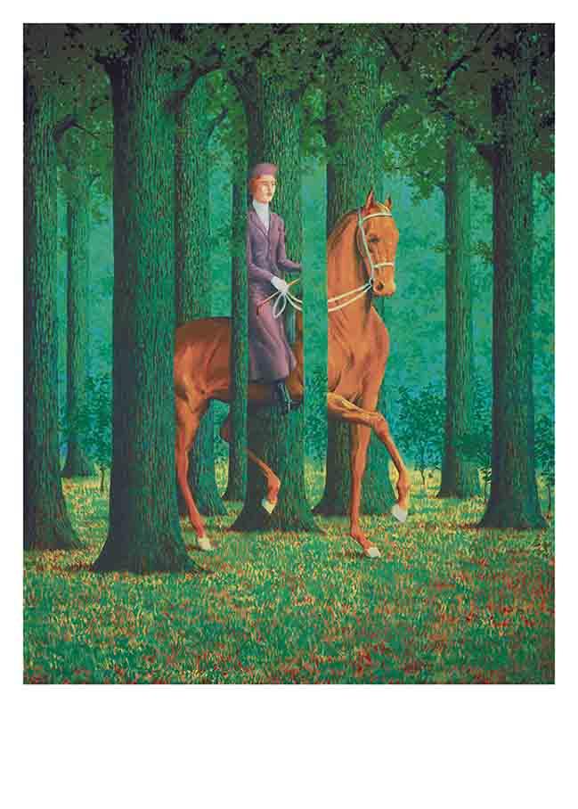 Rene Magritte - La Lectrice Soumise -  8.25" x 5.75" (1 of 1)