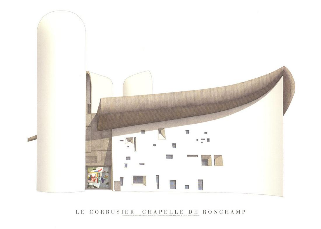 Bundle- 4 Assorted Le Corbusier Posters (1 of 4)