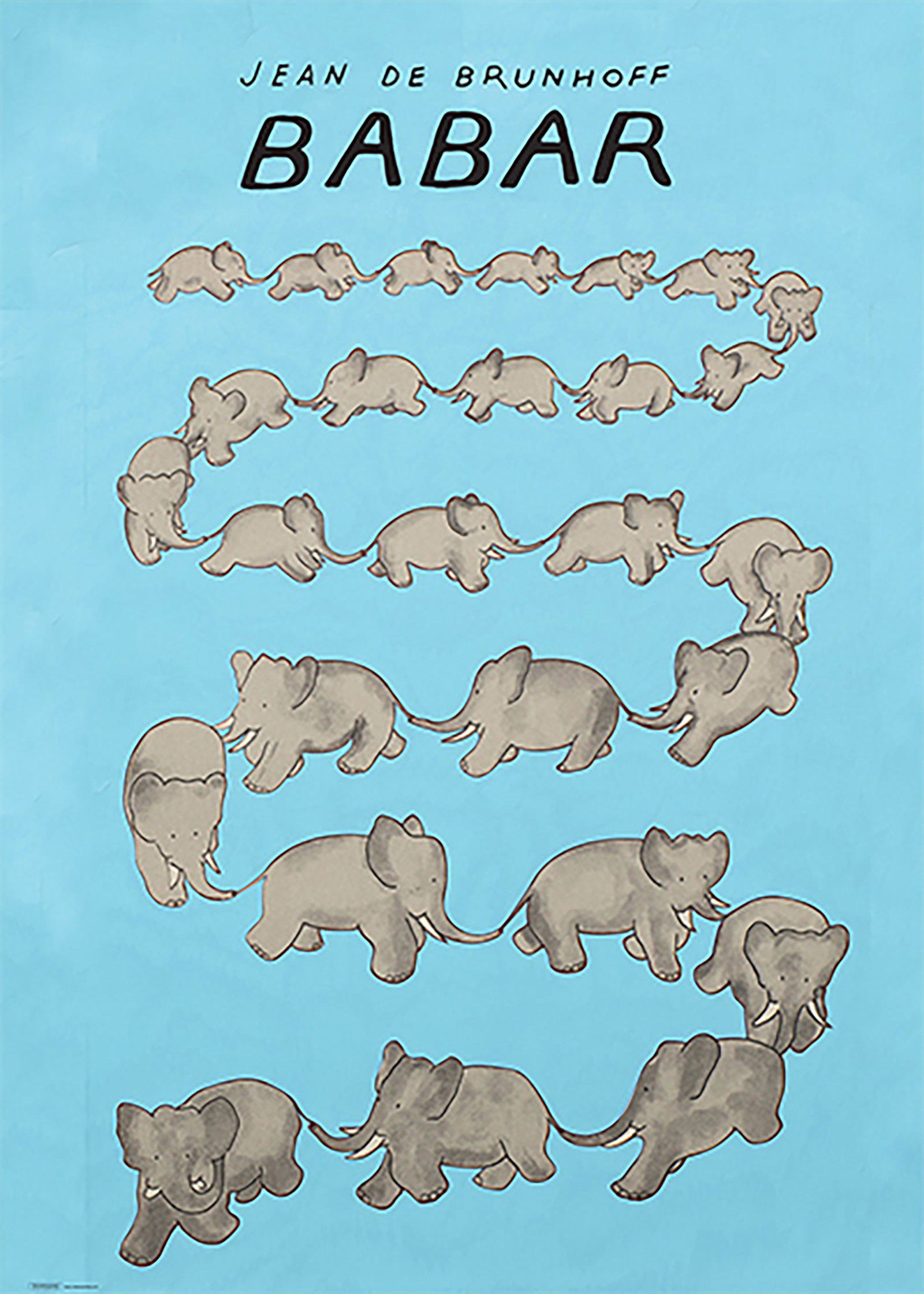 100 Jean de Brunhoff 2017 Babar The Blue Carousel (1 of 1)