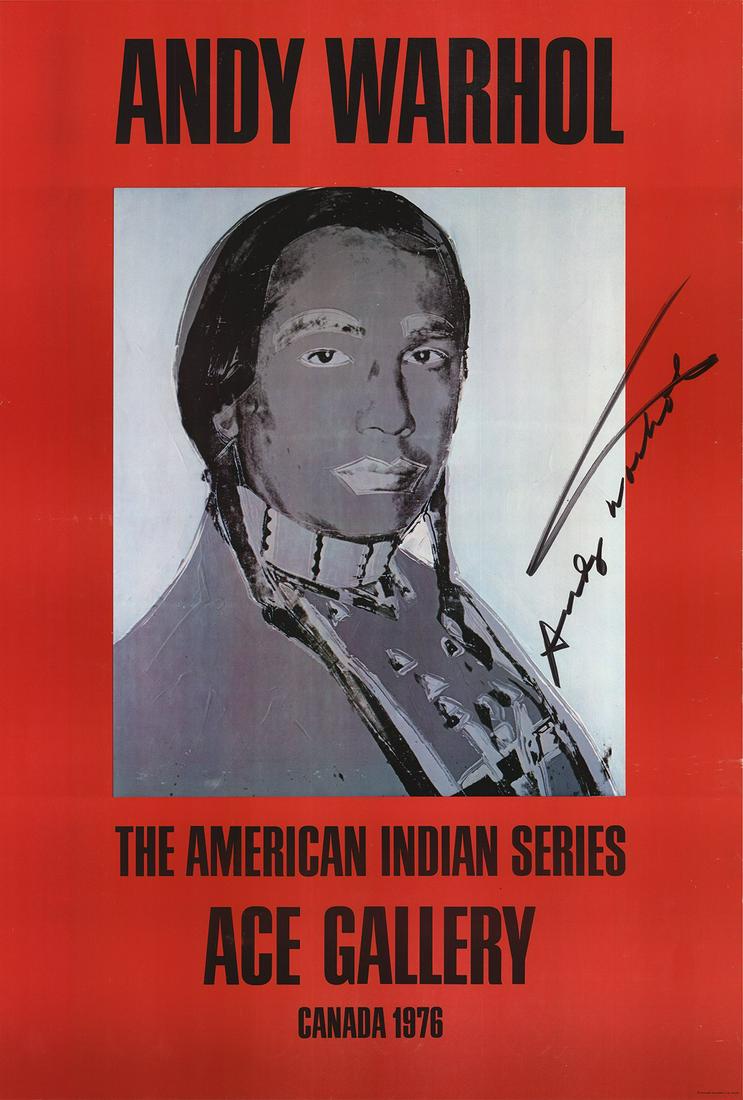 Andy Warhol - American Indian (Red) - 1977 Offset (1 of 1)