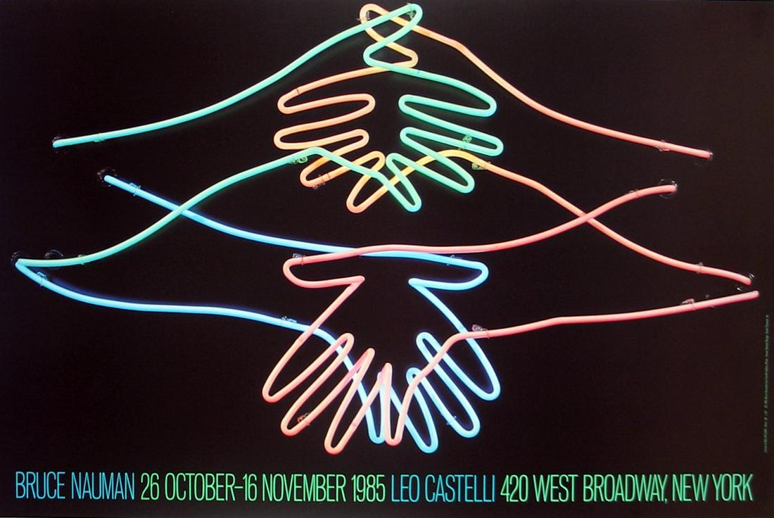 Bruce Nauman - Big Welcome - 1985 Offset Lithograph (1 of 1)