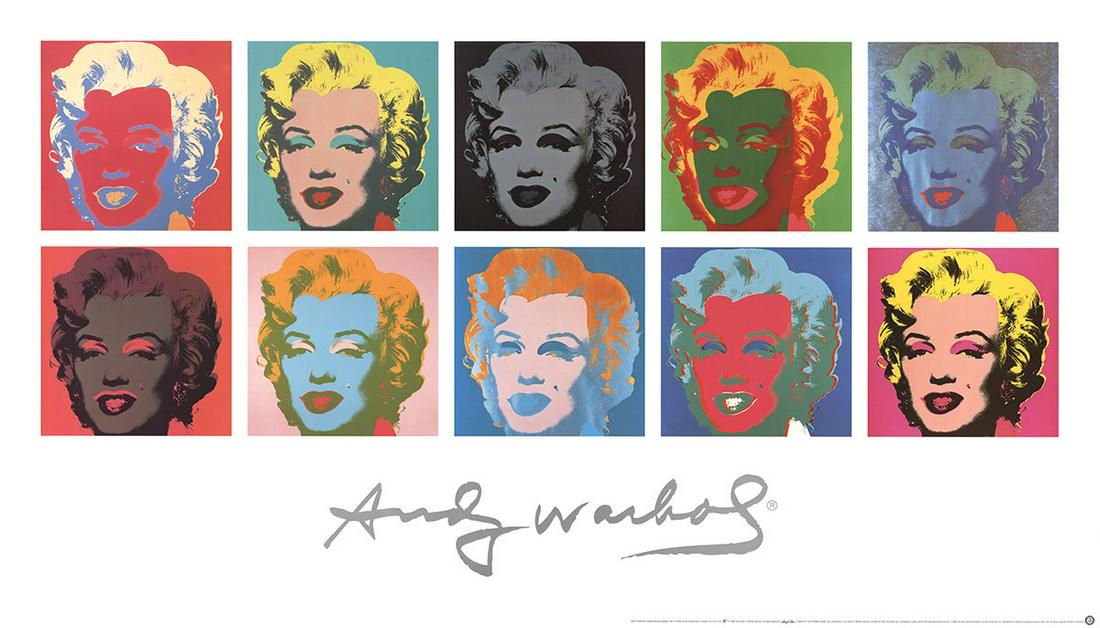 Andy Warhol - Ten Marilyns (White Background) - 1997 (1 of 1)