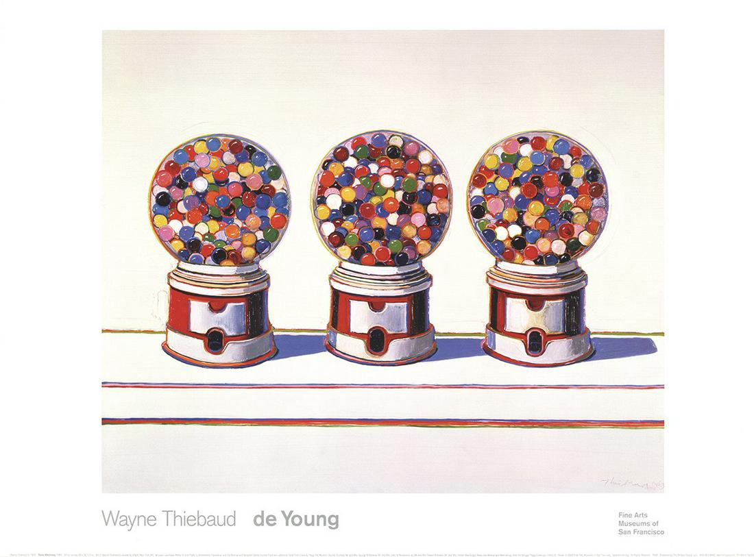 Wayne Thiebaud - Three Machines (1963) - 2005 Offset (1 of 1)