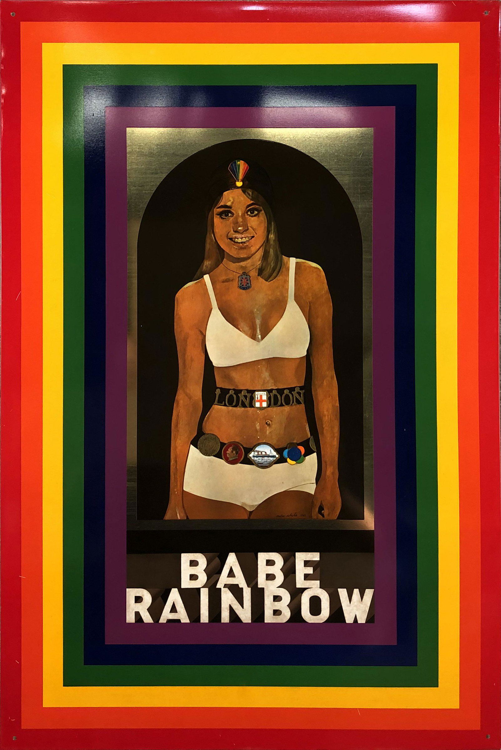 Peter Blake - Babe Rainbow - 1968 Mixed Media 26" x (1 of 1)