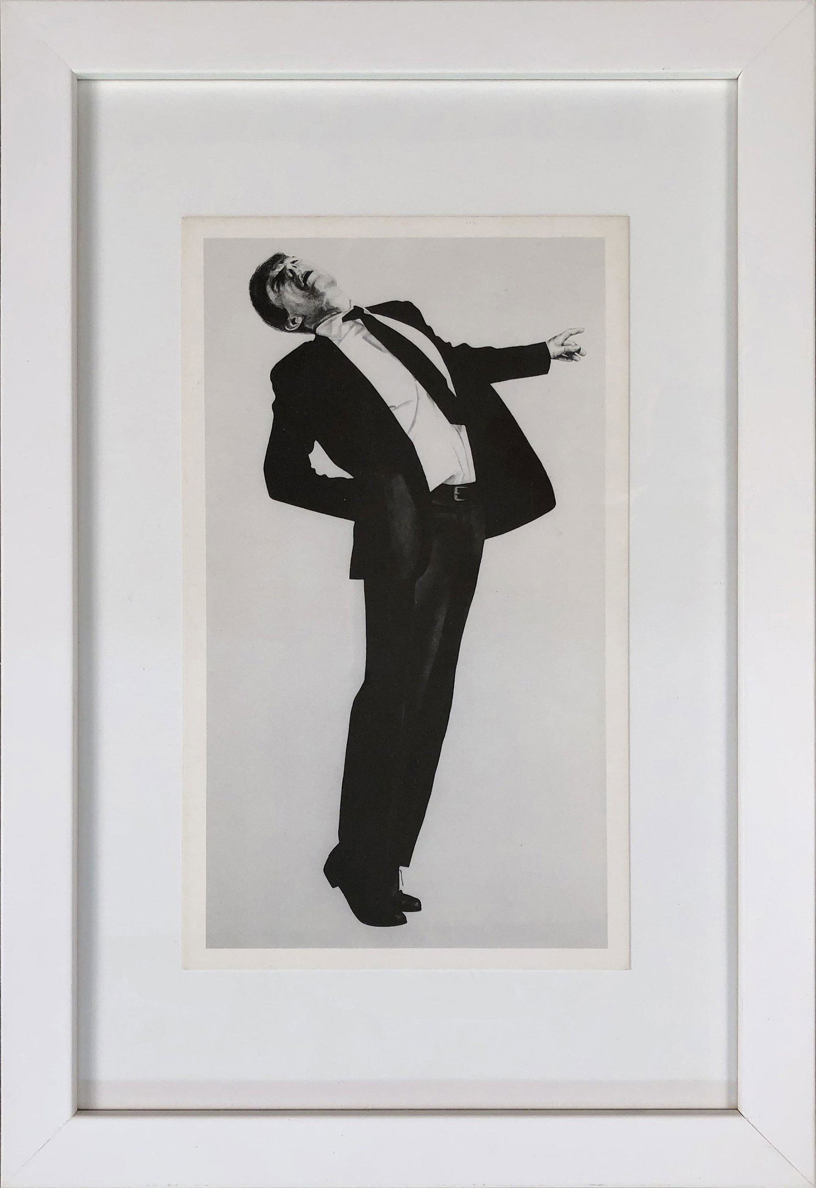 Robert Longo - Edmund - 1985 Offset Lithograph 13.25" x: "Edmund" by Robert Longo, 1985 Unsigned Offset Lithograph. Paper size is 13.25 x 9 inches, with an image size of 8.5 x 5 inches. The Offset Lithograph is from an unknown edition size. and is currently