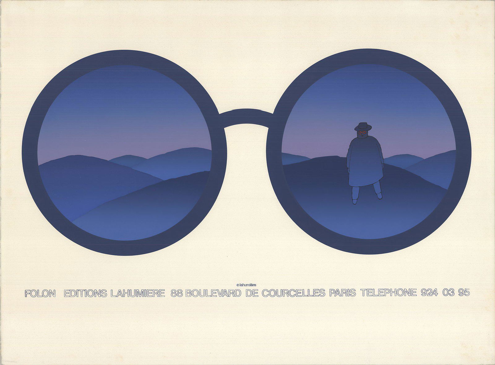 Jean-Michel Folon - Editions Lahumiere - 1980 Serigraph (1 of 1)