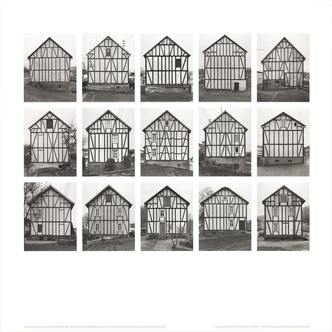 Bernhard and Hilla Becher - Half-Timbered Houses (no (1 of 1)
