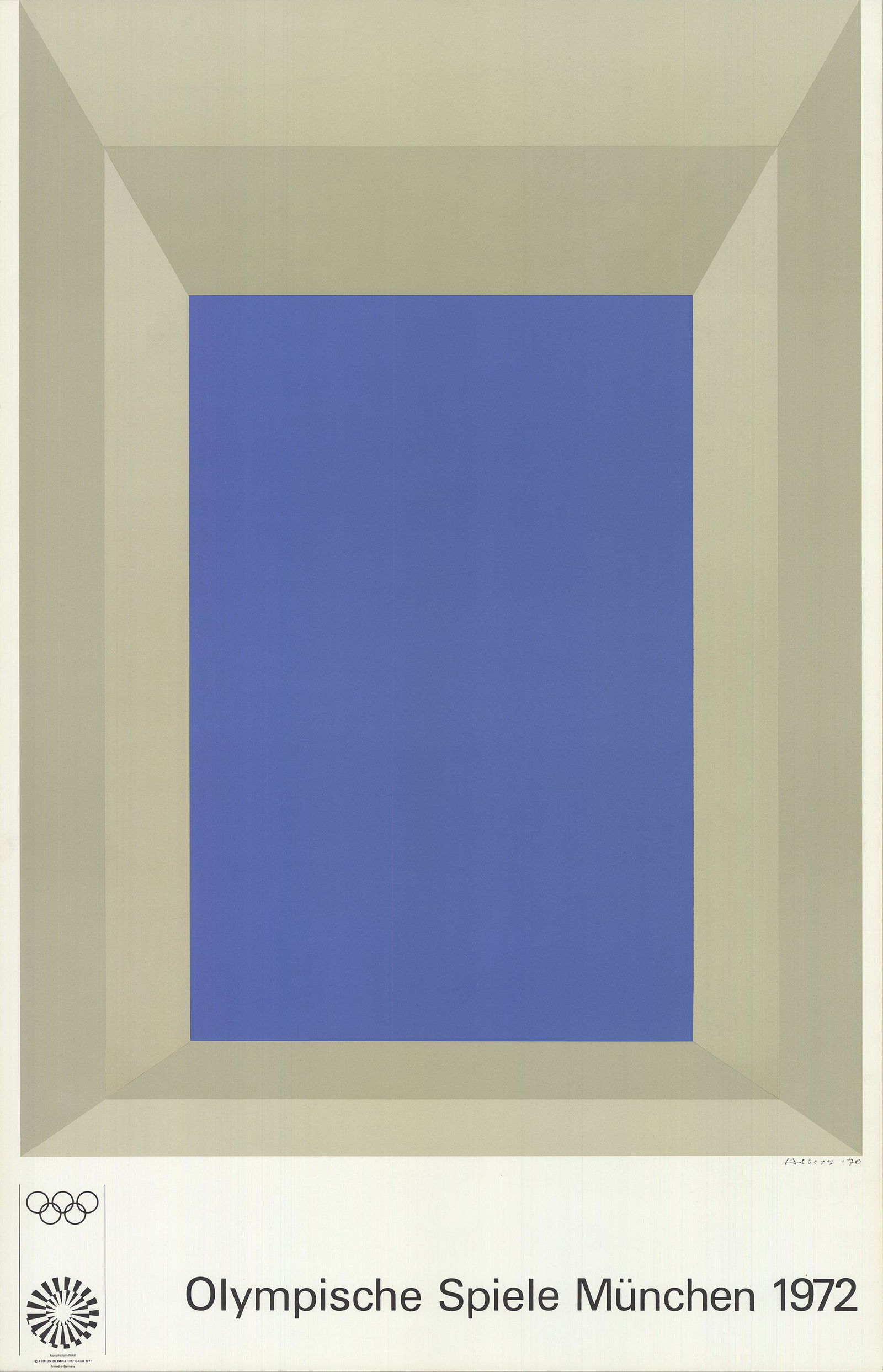Josef Albers - Olympics 1972 - 1972 Lithograph 39" x (1 of 1)