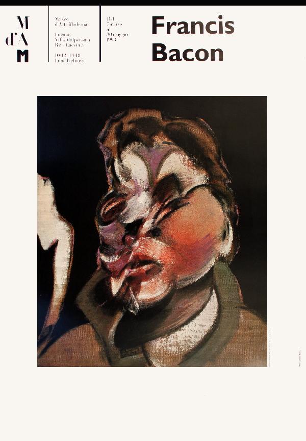 1993 Bacon Self Portrait Poster: Reference #: ULGH1557 Artist Name: Bacon, Francis Title: Self Portrait Medium: Offset Lithograph Edition Size: Unknown Year: 1993 Paper Size: 50.25 x 35.75 inches Image Size: 31 x 26.75 inches Conditi