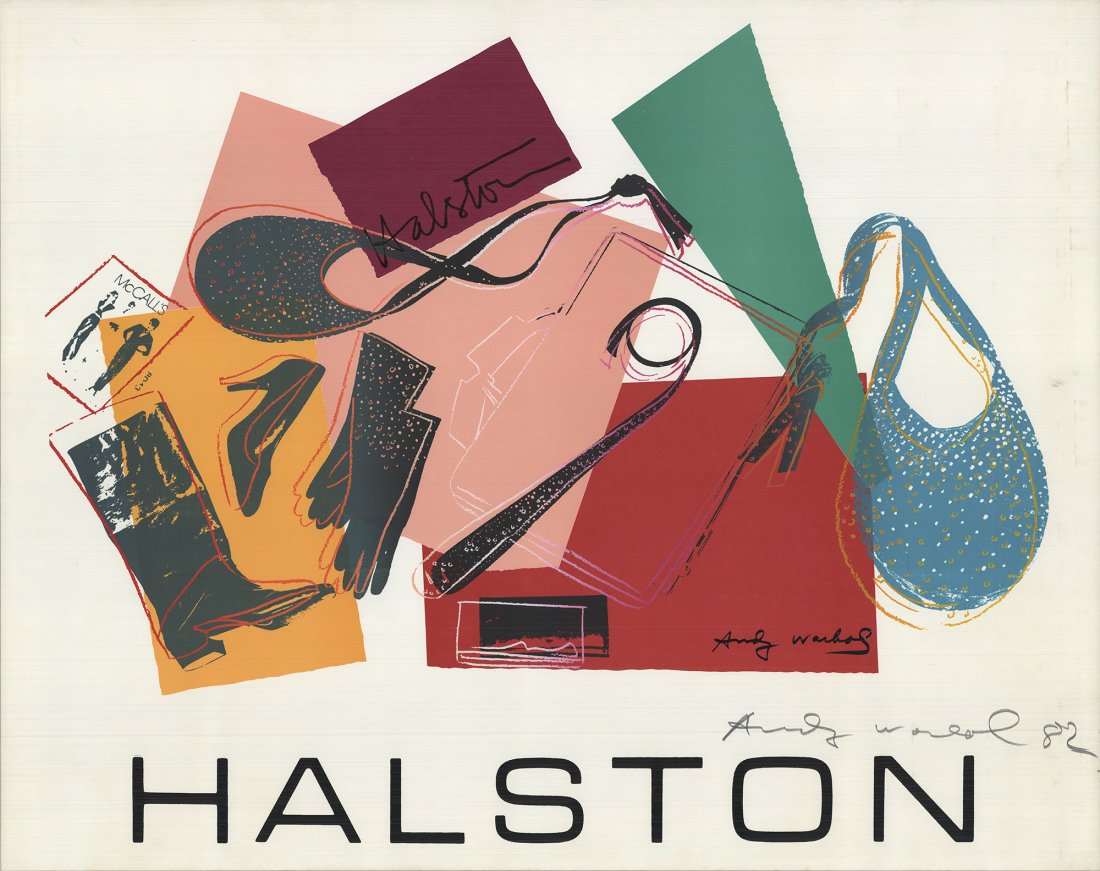 4 Assorted Warhol + Halston One-of-a-kind Rare & Signed (1 of 5)