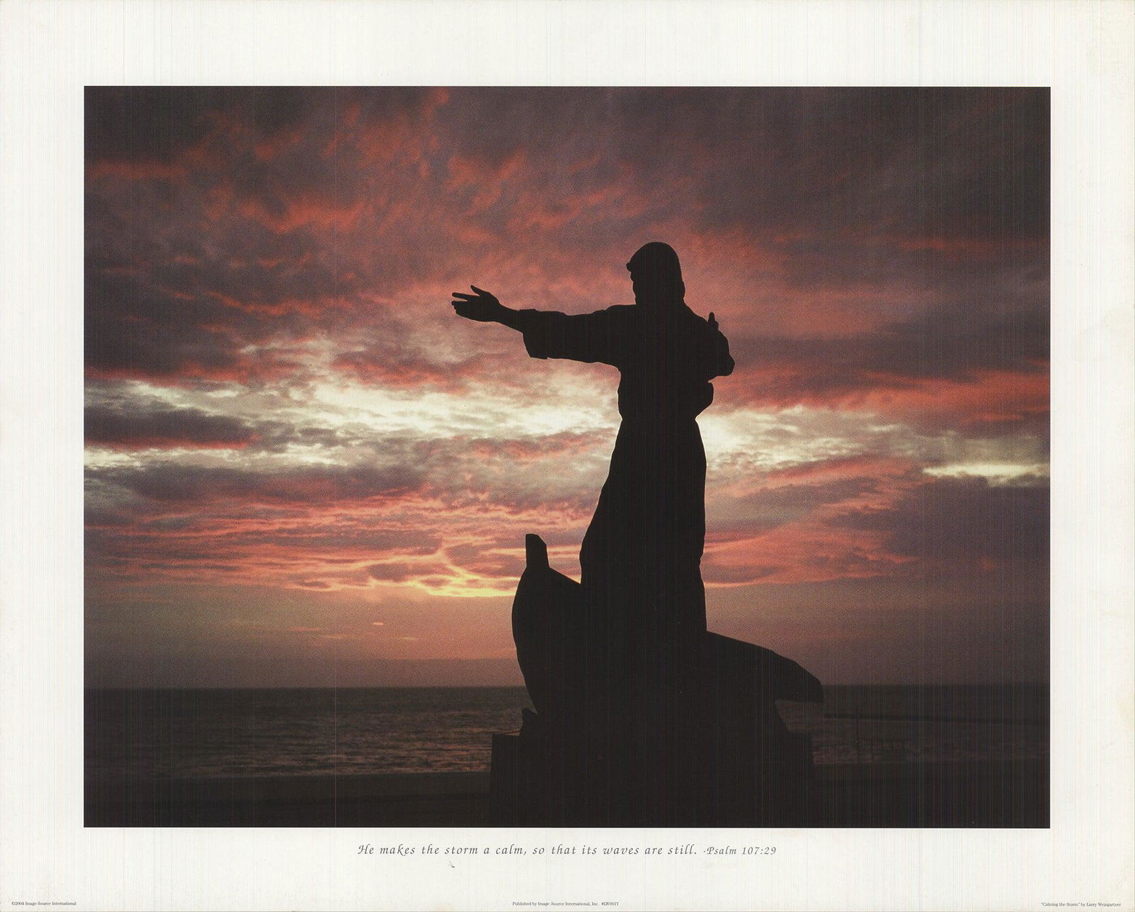 Larry Weingartner - Calming the Storm - 2004 Offset (1 of 2)