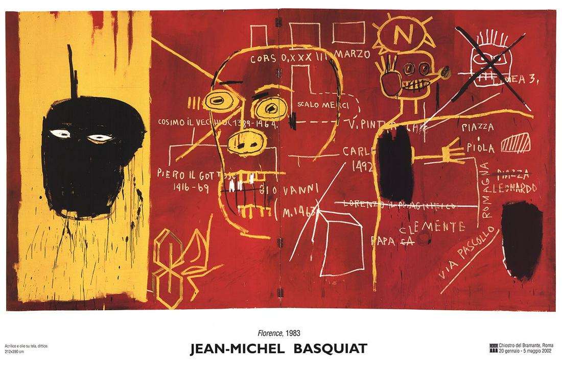 Jean-Michel Basquiat - Florence - 2002 Offset (1 of 1)