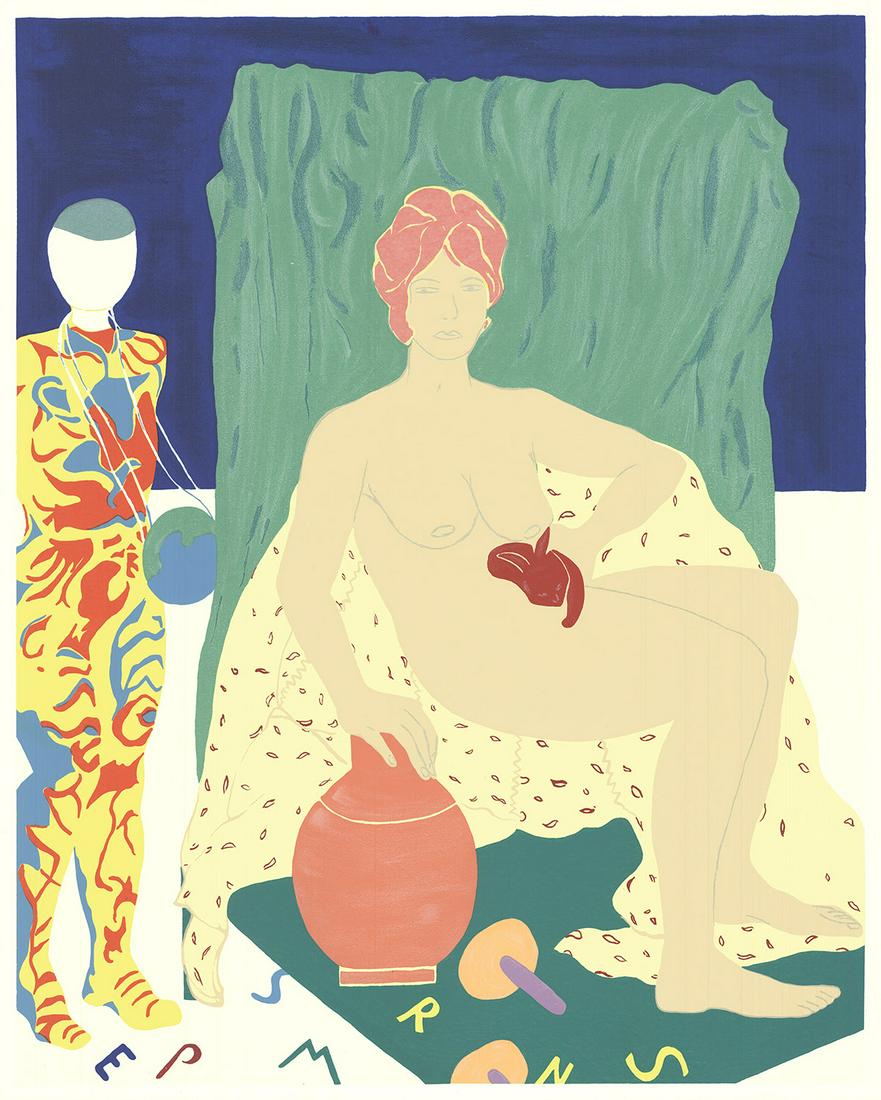 Gabrielle Astasi - Artist and his model - 1989 (1 of 1)