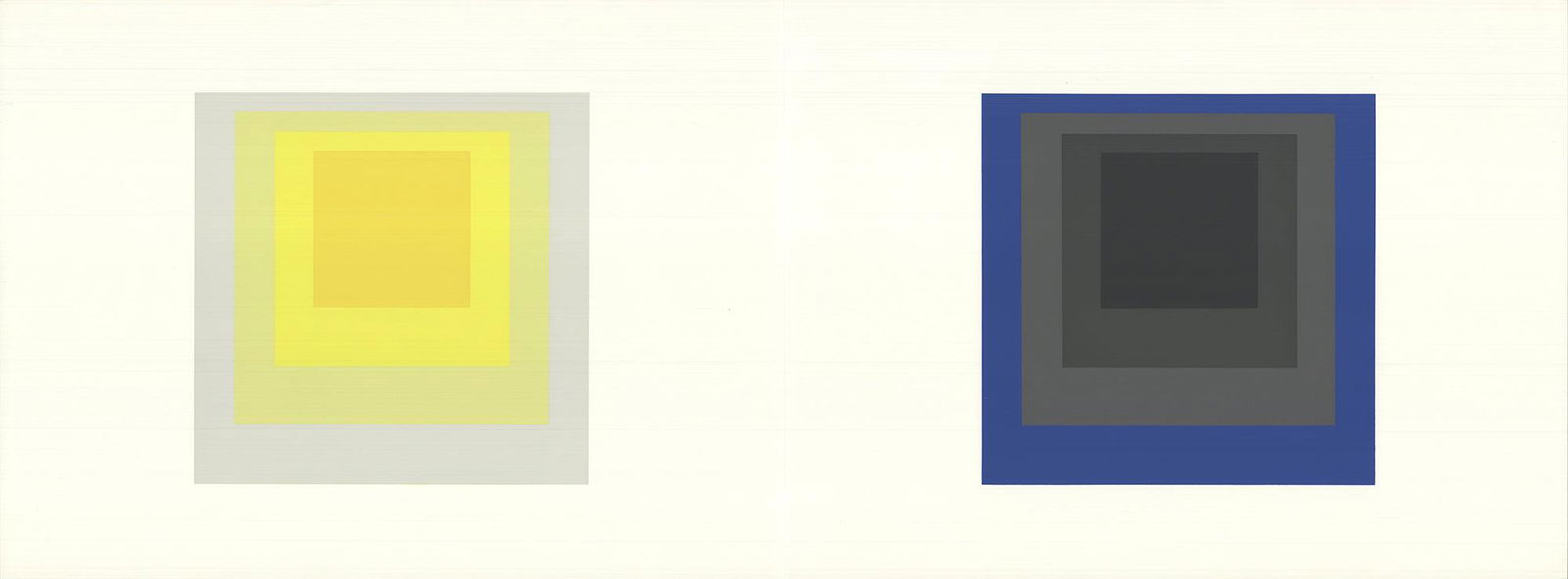 Josef Albers - Formulation: Articulation Portfolio 2, Folder 8 - 1972 Serigraph 15" x 40" (1 of 3)