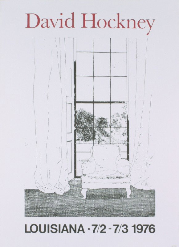 1976 Hockney Home Lithograph: Reference #: ULCB5048 Artist Name: Hockney, David Title: Home Medium: Lithograph Edition Size: Unknown Year: 1976 Paper Size: 33.5 x 21.25 inches Image Size: 24.25 x 1.75 inches Condition: A: Mint Not