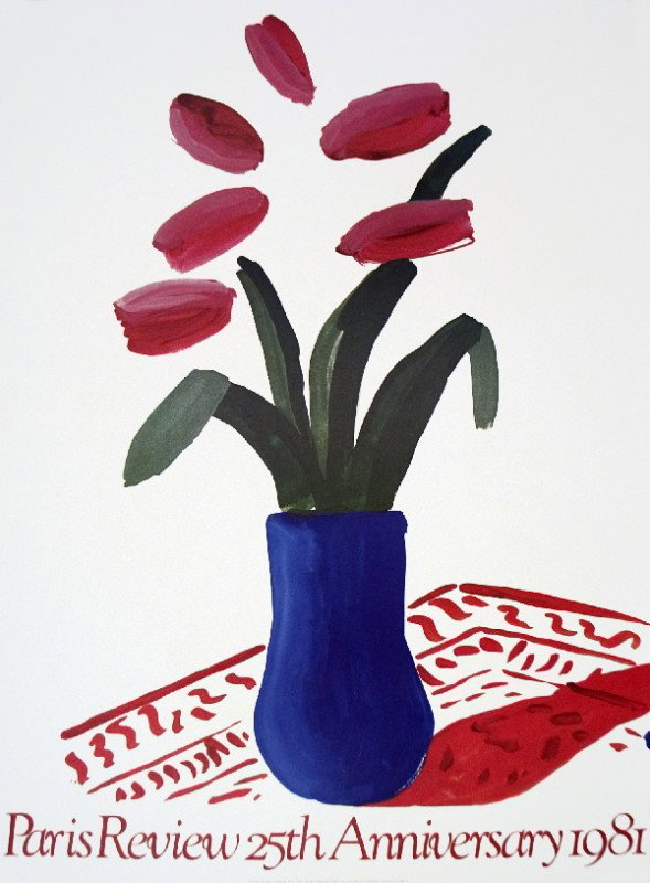 1981 Hockney Flower Study Lithograph: Reference #: ULEF5920 Artist Name: Hockney, David Title: Flower Study Medium: Lithograph Edition Size: 1000 Year: 1981 Paper Size: 35 x 26 inches Image Size: 35 x 26 inches Condition: A: Mint Notes: O