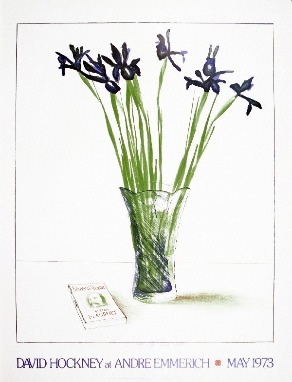 1973 Hockney Still Life with book Poster: Reference #: ULEF5922 Artist Name: Hockney, David Title: Still Life with book Medium: Offset Lithograph Edition Size: 2000 Year: 1973 Paper Size: 29 x 24 inches Image Size: 27 x 21.75 inches Condition