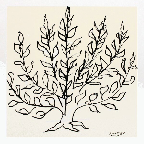 Matisse Le Buisson Serigraph: Reference #: ULR397 Artist Name: Matisse, Henri Title: Le Buisson Medium: Serigraph Edition Size: Open Year: Unknown Paper Size: 27.5 x 27.5 inches Image Size: 25 x 25 inches Condition: A: Mint