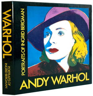 Andy Warhol: Portraits of Ingrid Bergman - 1983 Book 9.5" x 9.5": "Andy Warhol: Portraits of Ingrid Bergman" by Andy Warhol, 1983 Unsigned Book. Paper size is 9.5 x 9.5 inches, with an image size of 9.5 x 9.5 inches. The Book is from an unknown edition size. and is