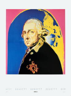 Andy Warhol - Frederick the Great - 1990 Offset Lithograph 24.5" x 19": "Frederick the Great" by Andy Warhol, 1990 Unsigned Offset Lithograph. Paper size is 24.5 x 19 inches, with an image size of 16.5 x 15.75 inches. The Offset Lithograph is from an unknown edition