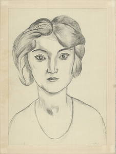 Henri Matisse - Planche III - 1920 Lithograph 12" x 8"