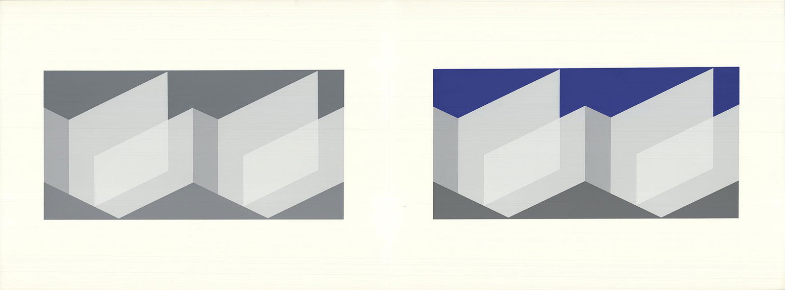 Josef Albers - Formulation: Articulation Portfolio 2, Folder 23 - 1972 Serigraph 15" x 40" (1 of 3)