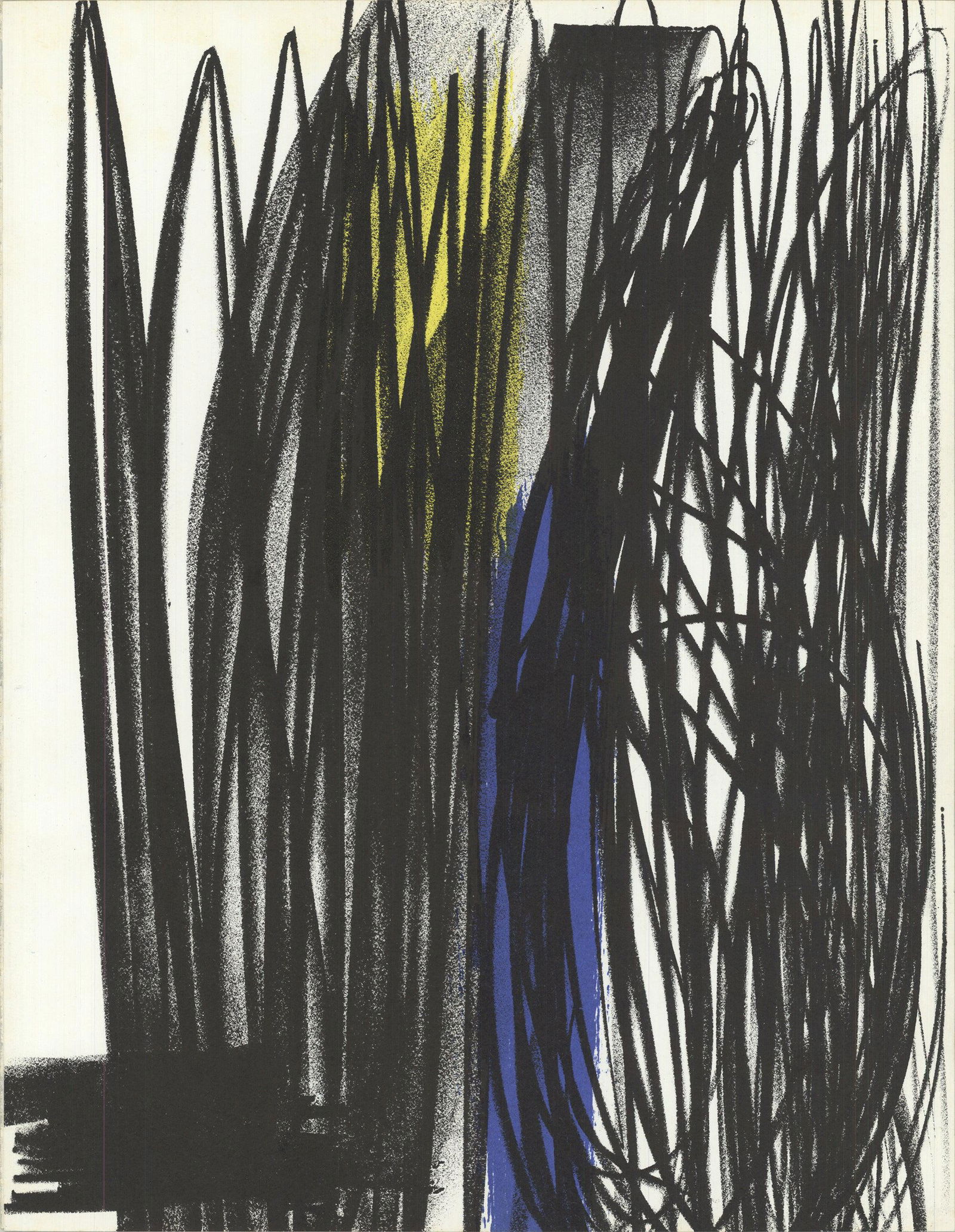 Hans Hartung - Untitled - 1973 Lithograph 12.25" x 9.5" (1 of 1)
