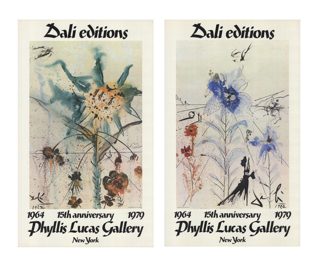 Salvador Dali Phyllis Lucas Gallery Bundle - 2 Lithographs (1 of 3)