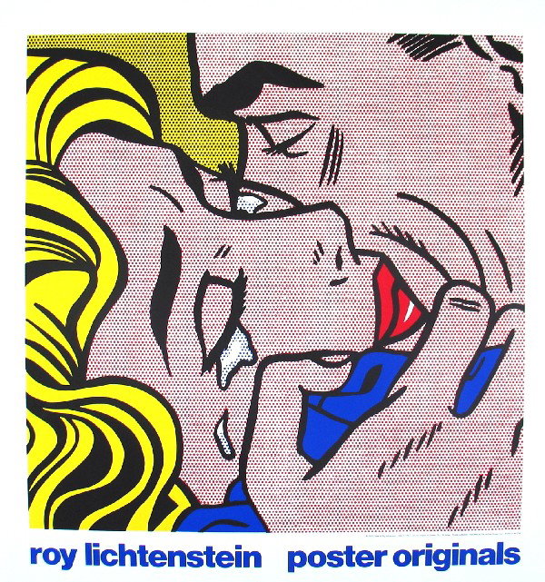 25 Lichtenstein The Kiss V Serigraphs: Selling a Pack of 25 identical posters by Lichtenstein. Reference #: ULPKGH1306 Artist Name: Lichtenstein, Roy Title: The Kiss V Medium: Serigraph Edition Size: Open