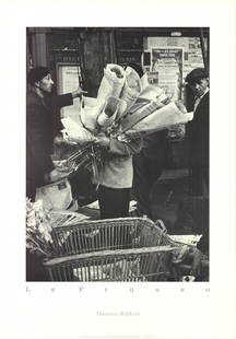 Thurston Hopkins - Le Figaro - 1989 Offset Lithograph 30" x 21": "Le Figaro" by Thurston Hopkins, 1989 Unsigned Offset Lithograph. Paper size is 30 x 21 inches, with an image size of 22.5 x 16.25 inches. The Offset Lithograph is from an unknown edition size. and