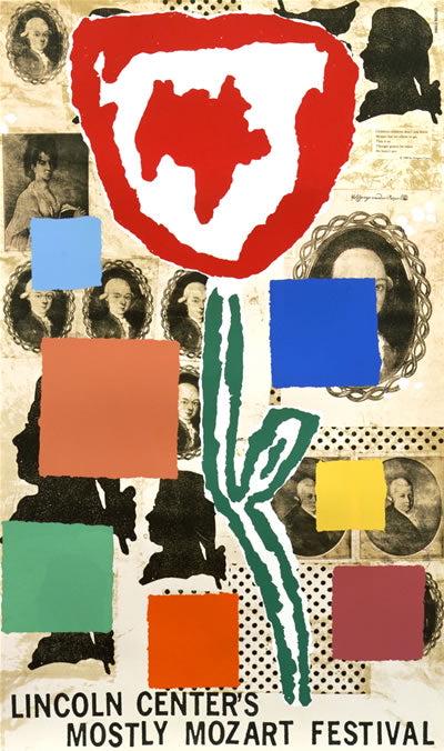 Donald Baechler - Mostly Mozart - 1995 Serigraph 47" x 30" (1 of 1)