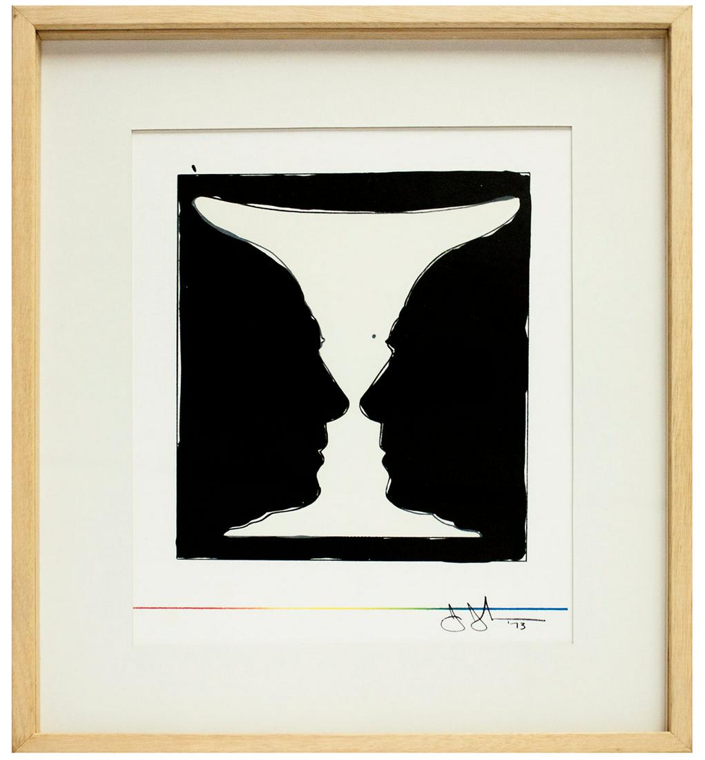Jasper Johns - Two Cups Picasso - Lithograph 12.5" x 10" (1 of 1)